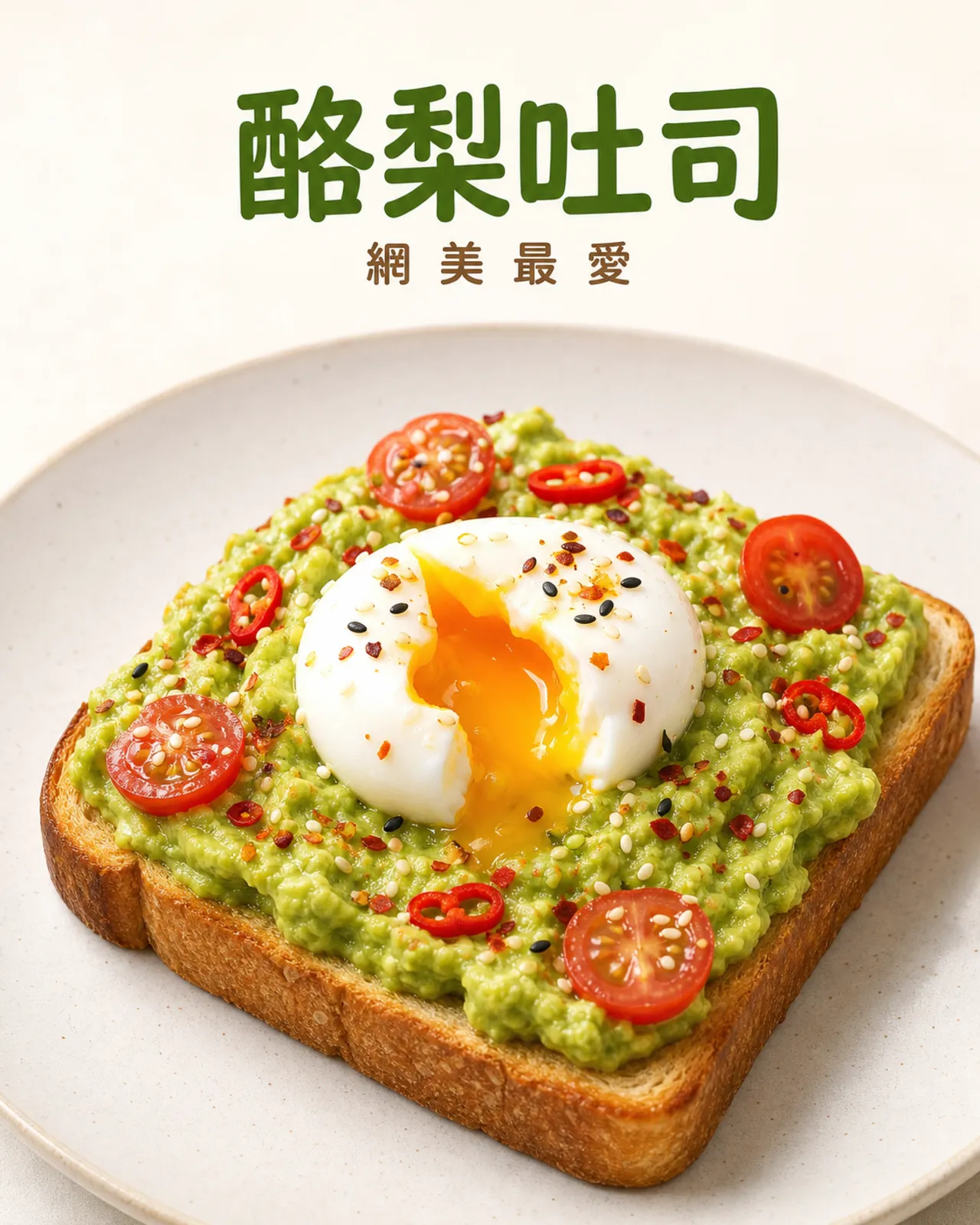 酪梨吐司