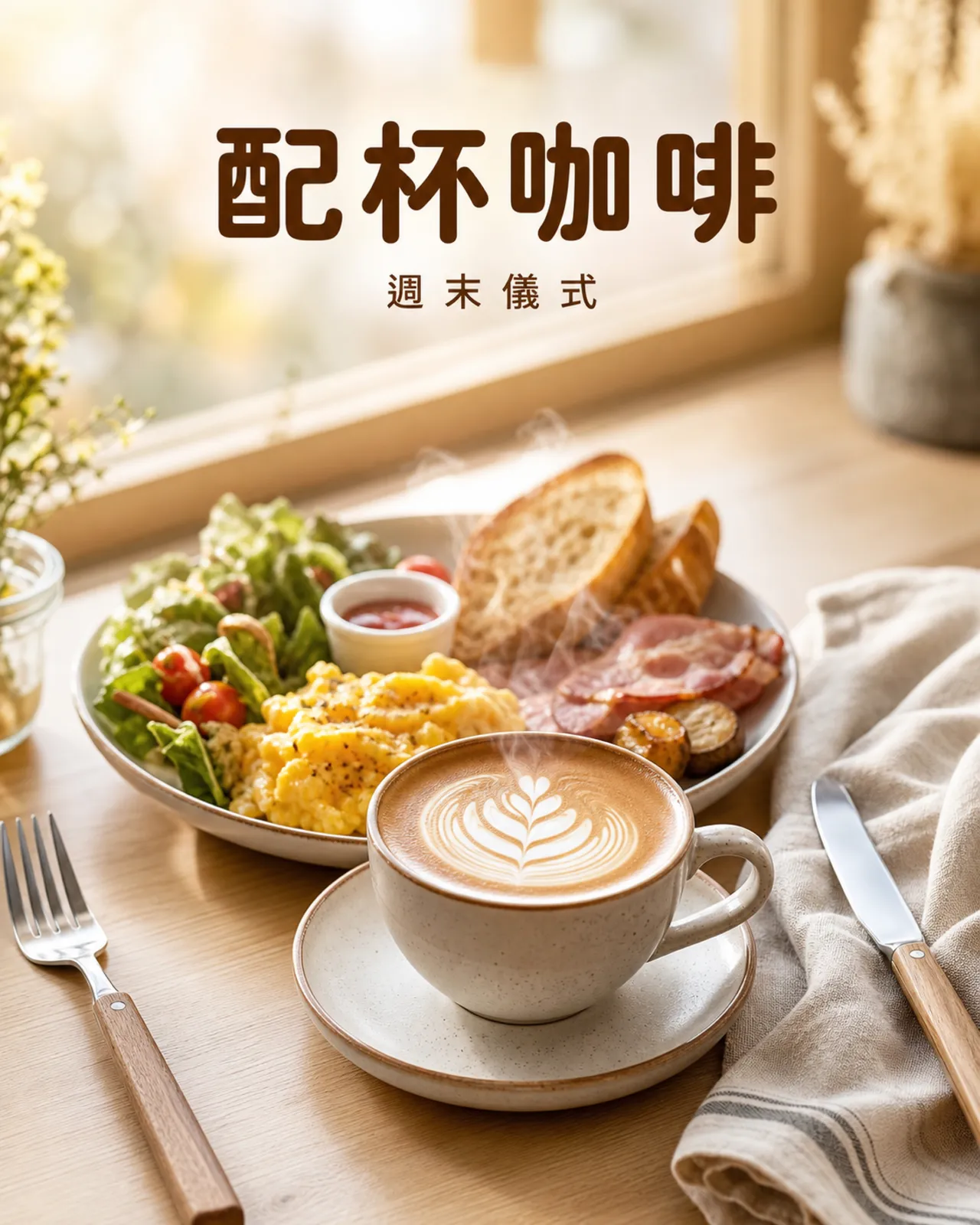 配咖啡