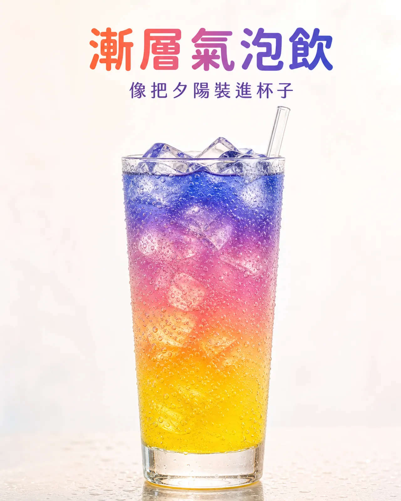 漸層氣泡飲