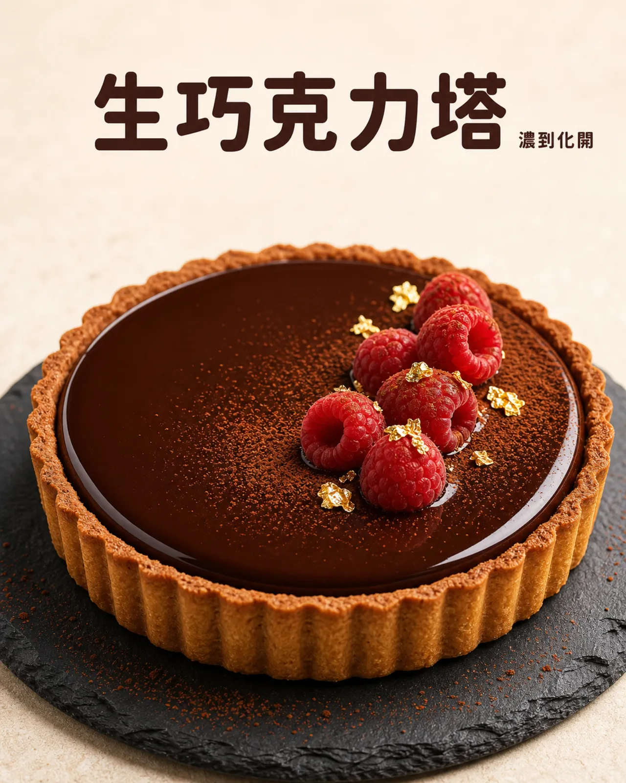 生巧克力塔