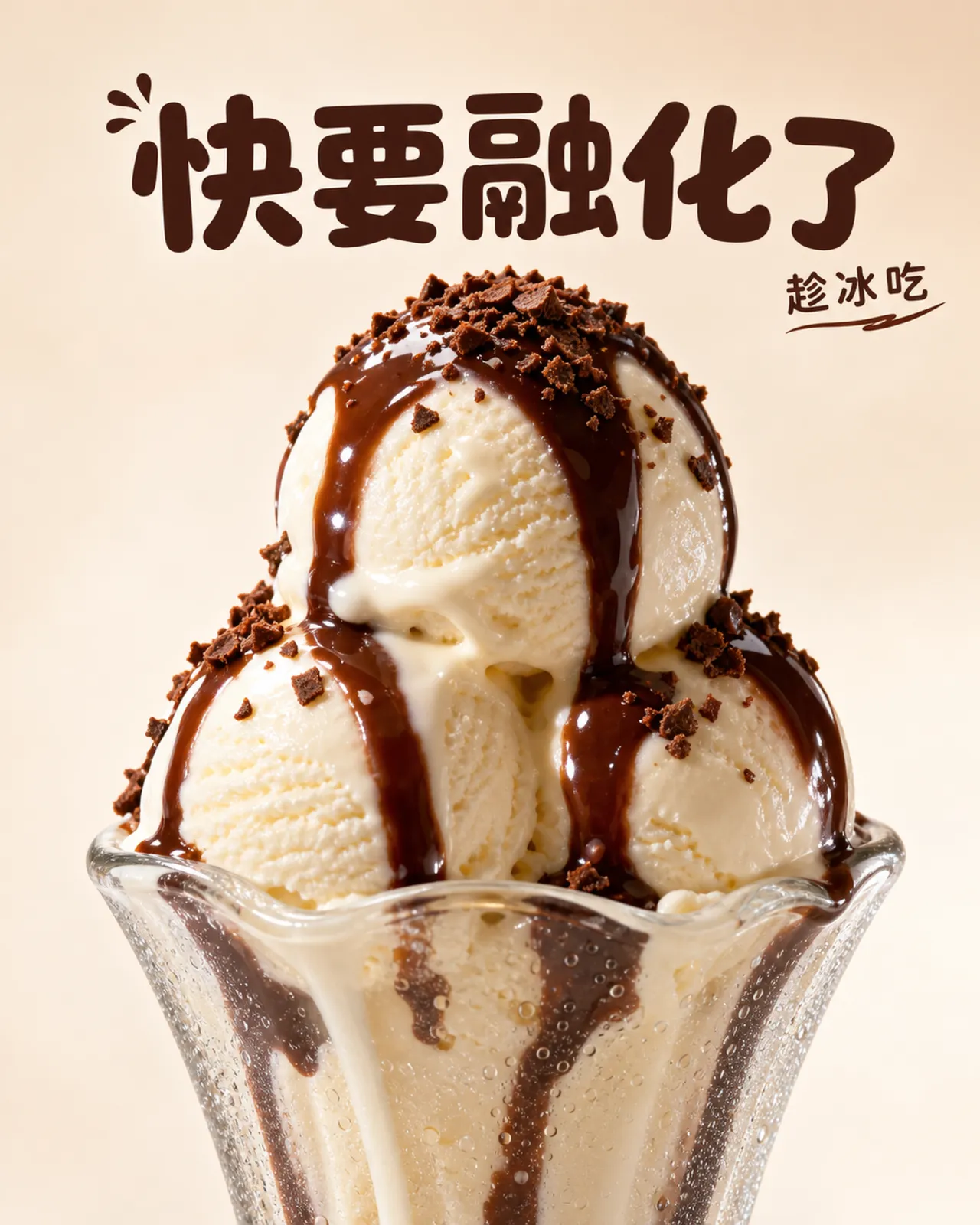 經典融化香草聖代