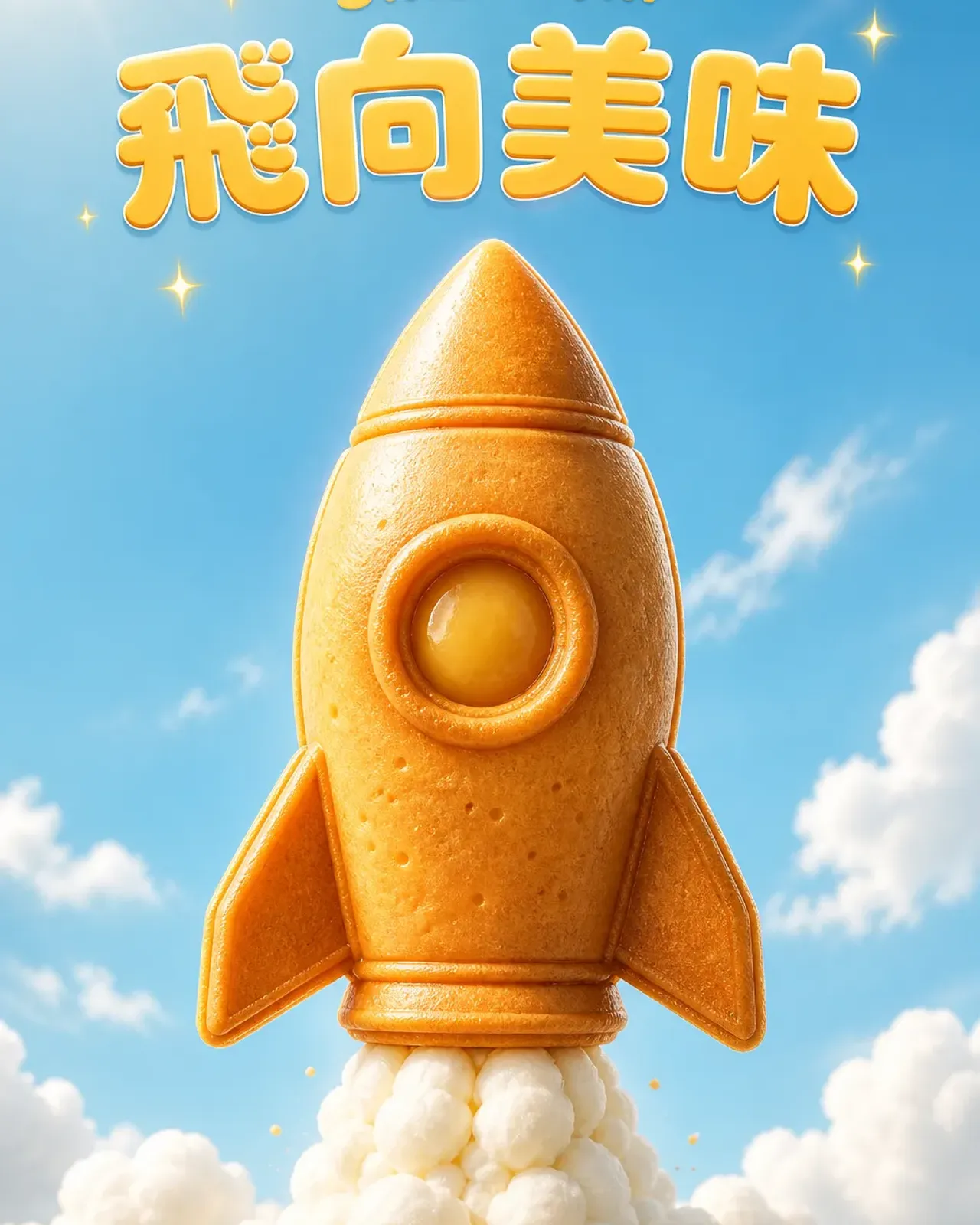 太空火箭雞蛋糕