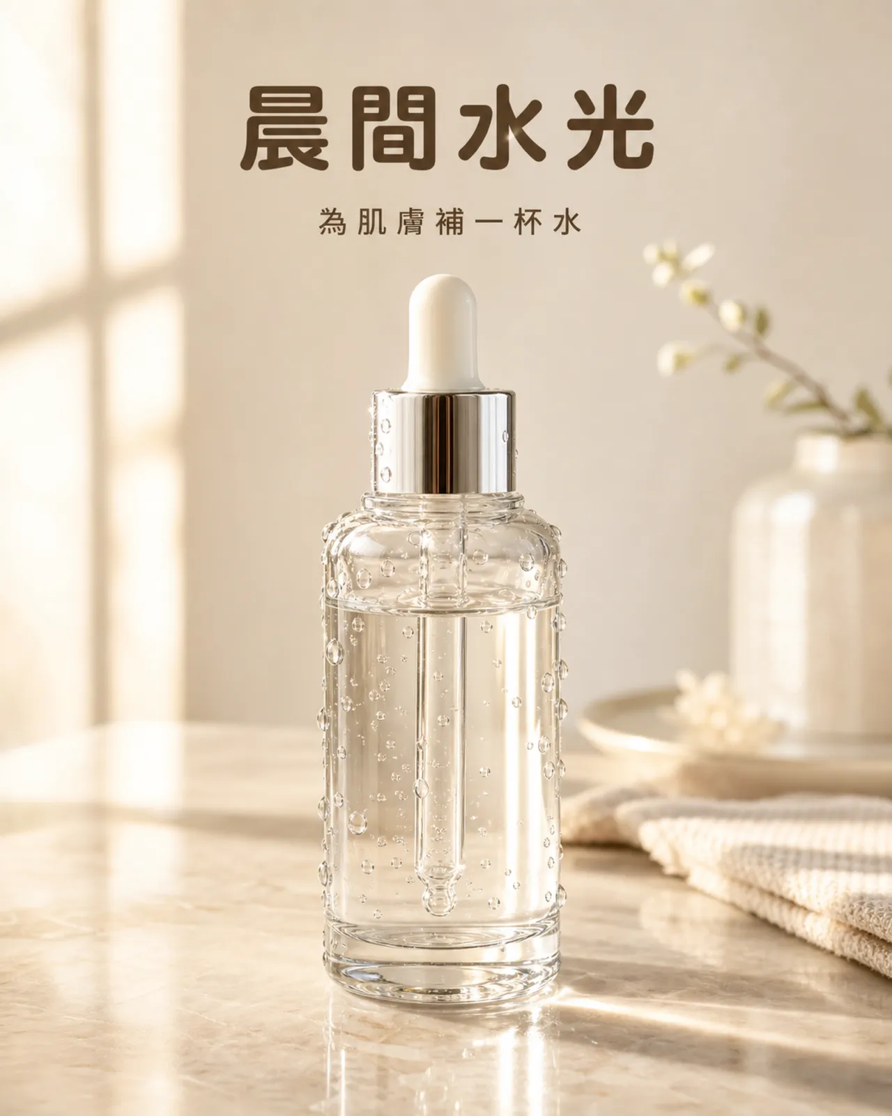 晨光梳妝台保養品情境圖