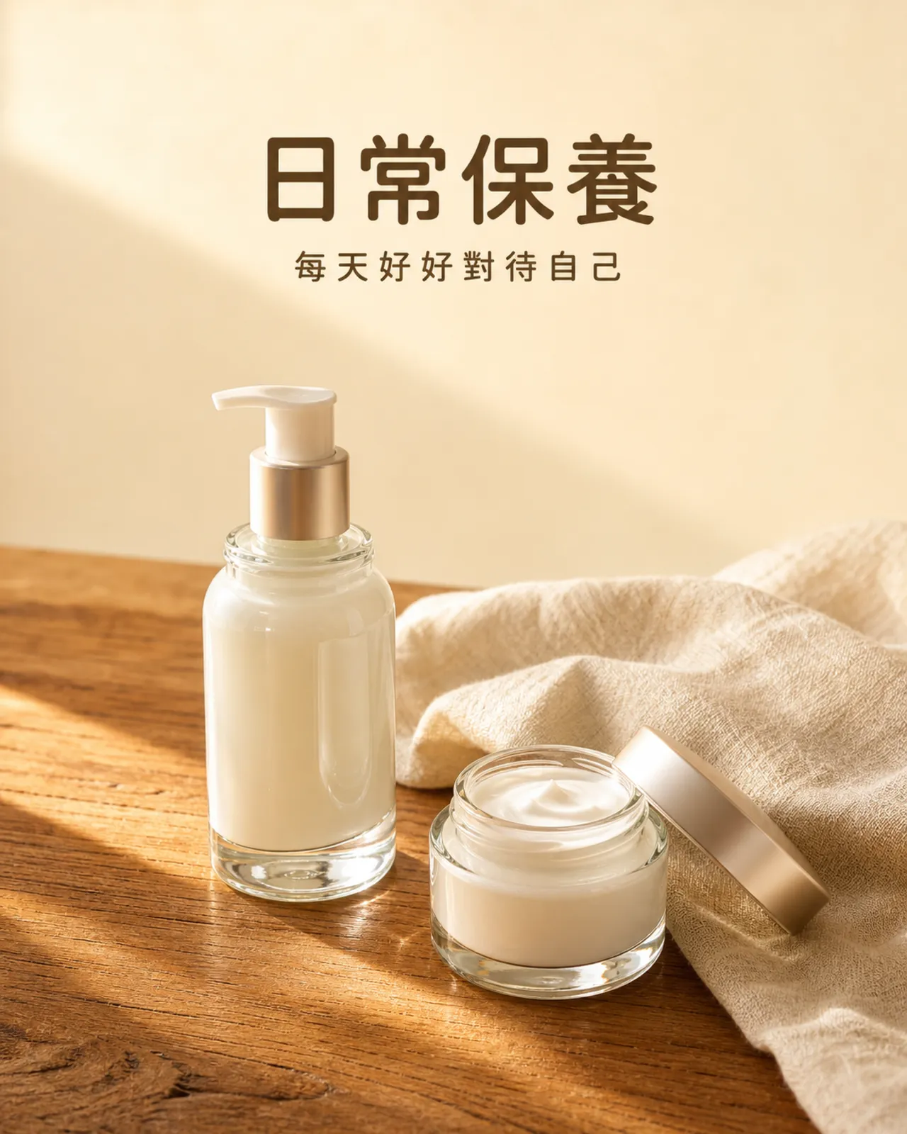 暖木生活感保養品情境圖